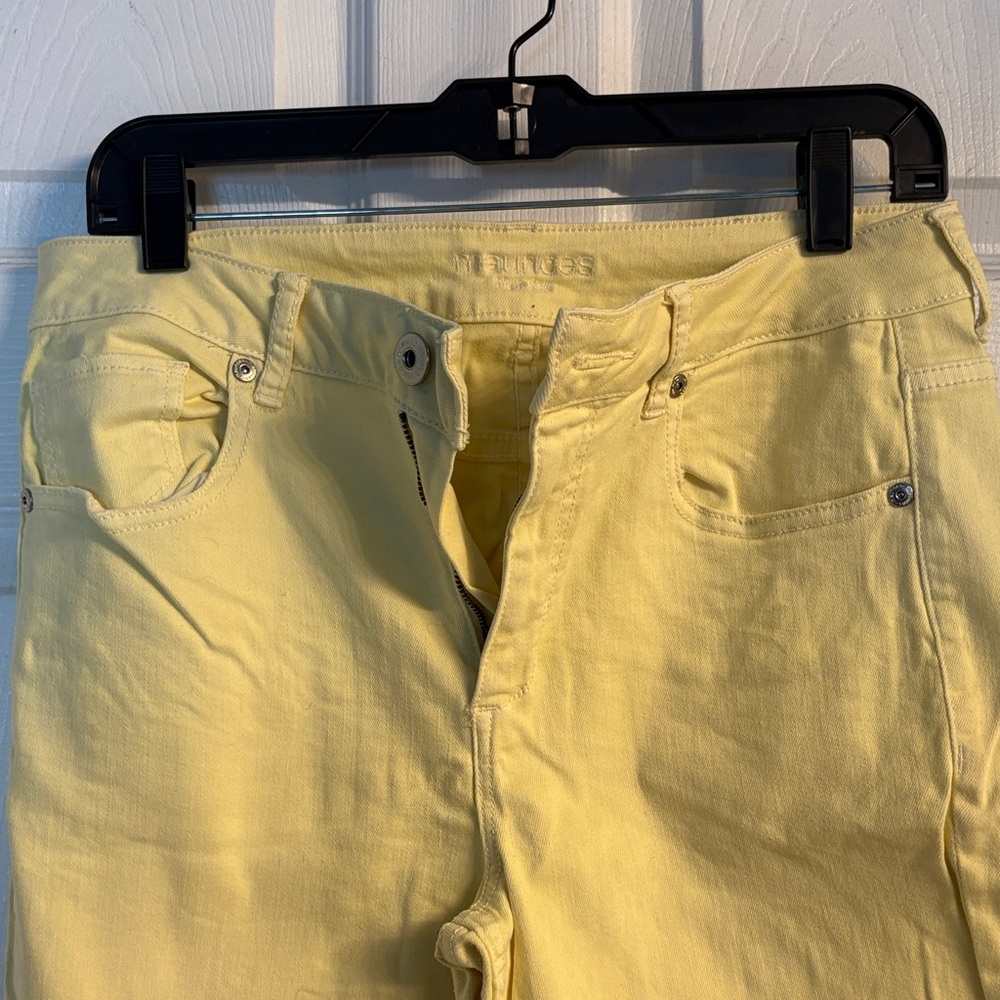 Maurices Yellow High Rise Women Jeans